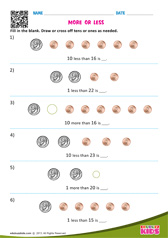 Counting coins More or Less